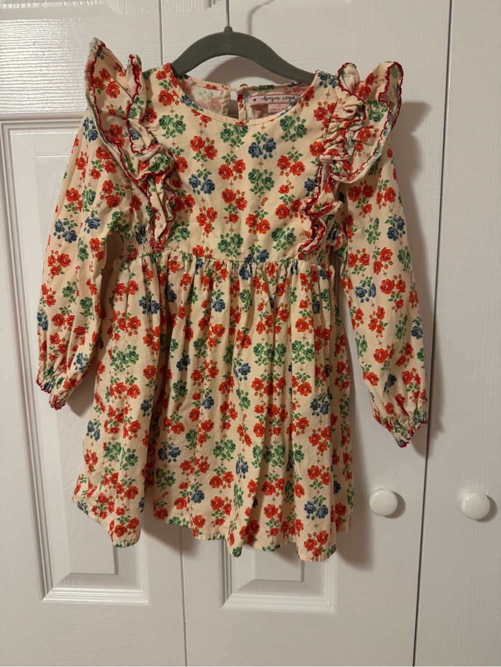 Konges Sløjd Coeur Floral Ruffle Dress – Girls Size 2Y